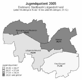 Einzeldarstellung der Stadtbezirke - Lütgendortmund