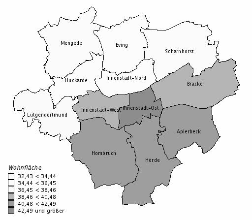 Demographische und soziale Struktur Stadt Dortmund, Stadtbezirke 6.