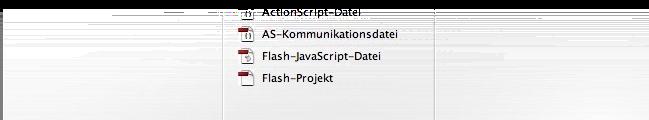 öffnen neue Flash-Datei erzeugen
