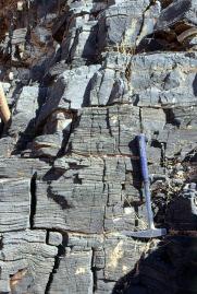 Cap-Karbonate Kaoko-Feld Baes Valkte: Stromatolithen