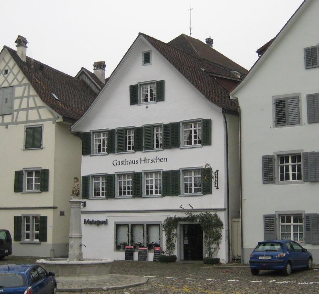 Stadthaus Hirschen mit Metzgerei, Gasthaus in