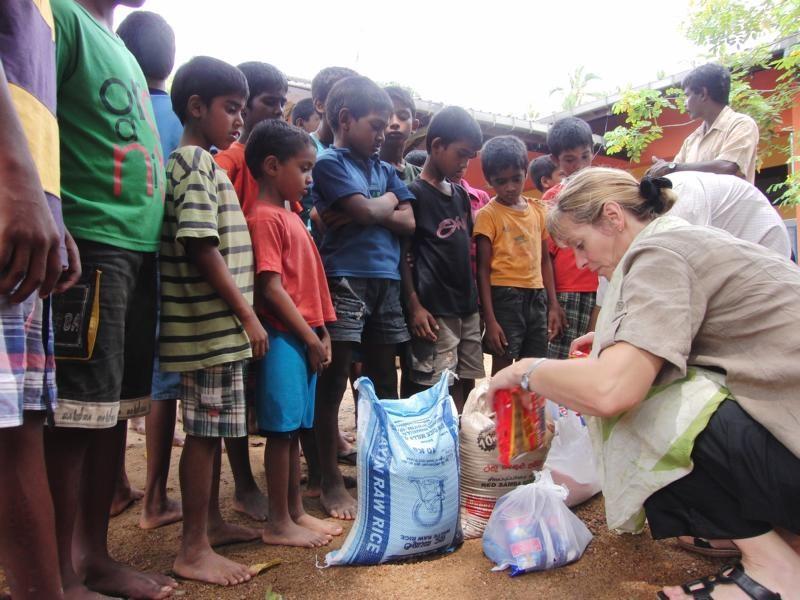 Reiseziel 1: Jungenheim in Malegoda In staatlichen sri lankischen