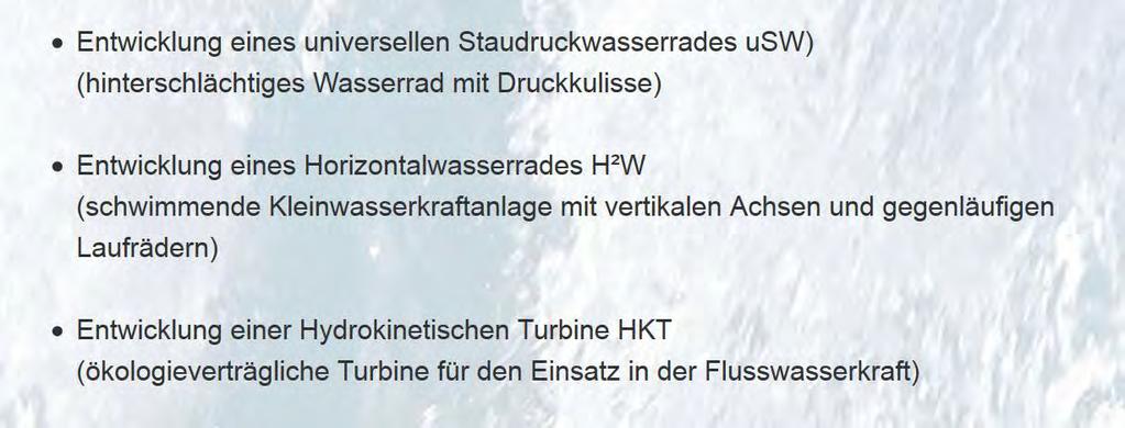 hydrokinetischen Turbinen Magdeburg, 27.