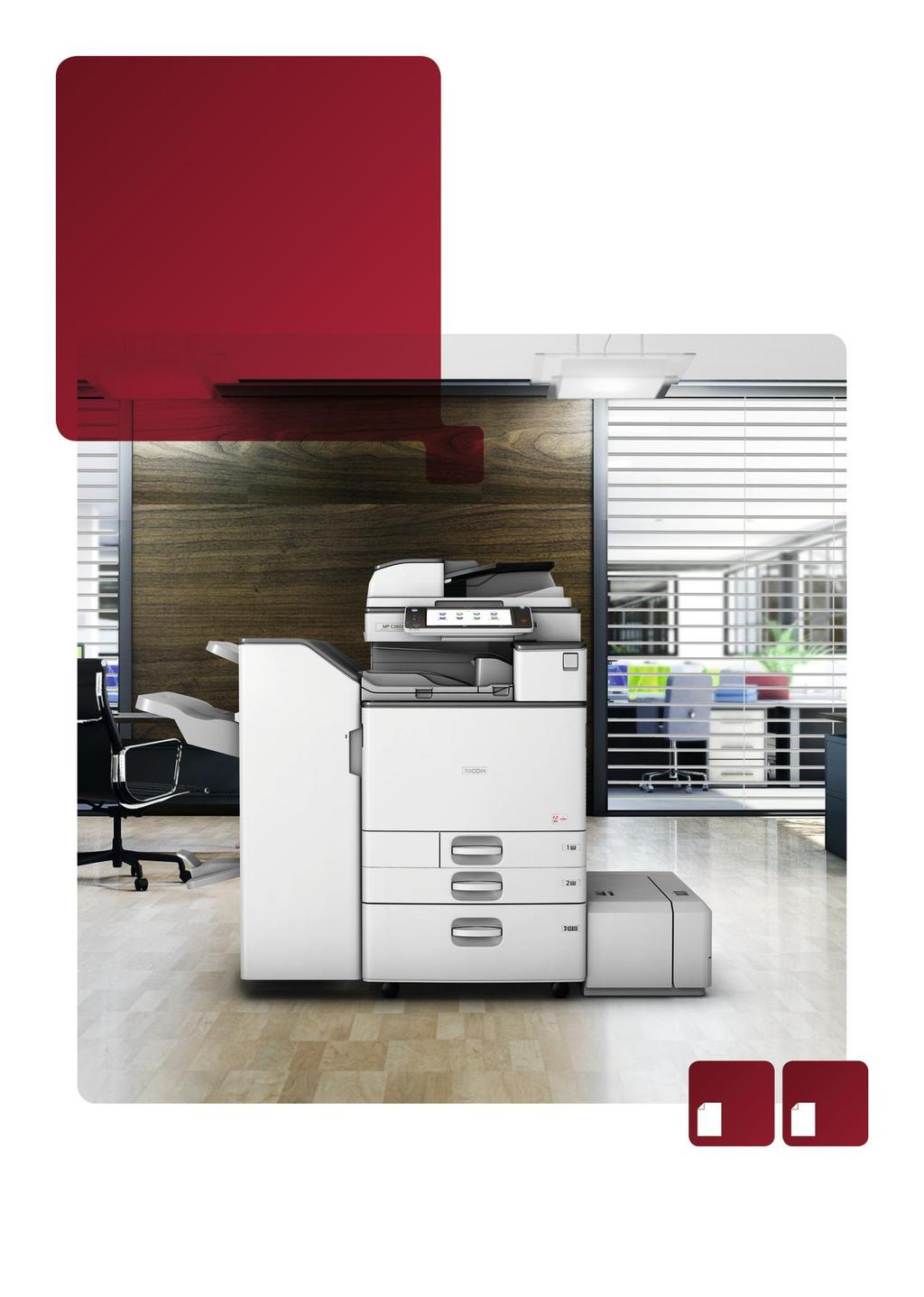 SRA3-Farb-MFP MP C3003SP MP C3503SP Kopierer Drucker Fax