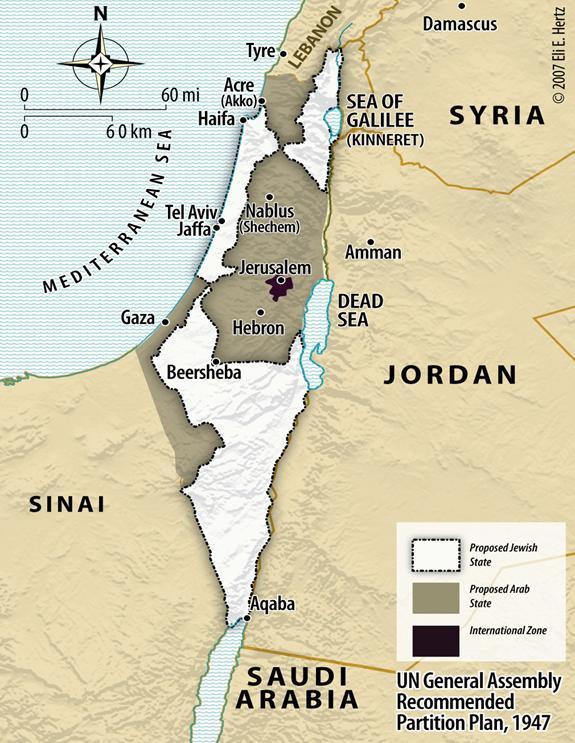 nicht flohen, wurde, wie auch lokalen Drusen und Beduinen, die israelische Staatsbürgerschaft angeboten. 26 Quelle: http://www.mythsandfacts.org/conflict/mandate_for_palestine/mandate_for_palestine.