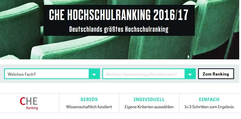 Das CHE Ranking ist ein wachsendes System mit zielführenden