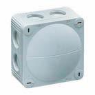W W OB 308 amp proof Junction Boxes 2,5 mm² W OB 308 euchtraum- bzweigkästen 2,5 mm² B rotection class to 60 529: 66 chutzart gemäß 60 529: 66 lame protection: glow wire test 750 acc.