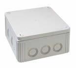 W W OB 1010 amp proof Junction Boxes 10 mm² W OB 1010 euchtraum- bzweigkästen 10 mm² B rotection class to 60 529: 66 chutzart gemäß 60 529: 66 lame protection: glow wire test 750 acc.