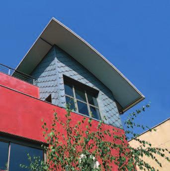 ADEKA Fassade und Tradition ADEKA ist ein patentiertes Dacheindeckungs- und Fassadenbekleidungssystem mit kleinen, vorgefertigten und vorbewitterten Zinkrautenelementen.