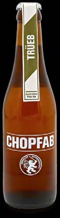 45) Pale Ale 40 IBU Fruchtig und feinherb Ein weiteres Produkt der Winterthurer Doppelleu Brauwerkstatt: Chopfab