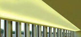Vouten-Leuchten In der modernen Architektur sind Lichtdecken und Lichtvouten ein anspruchsvolles Gestaltungselement. Sie sind Basis einer homogenen Ausleuchtung mit tageslichtähnlichem Charakter.