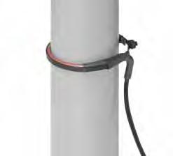 0 Watt bei -0 C und 0 Volt mit zwei Kabelbindern zum einfachen Befestigen an Rohren oder Dachgullys. Ein Trafo ist nicht erforderlich.