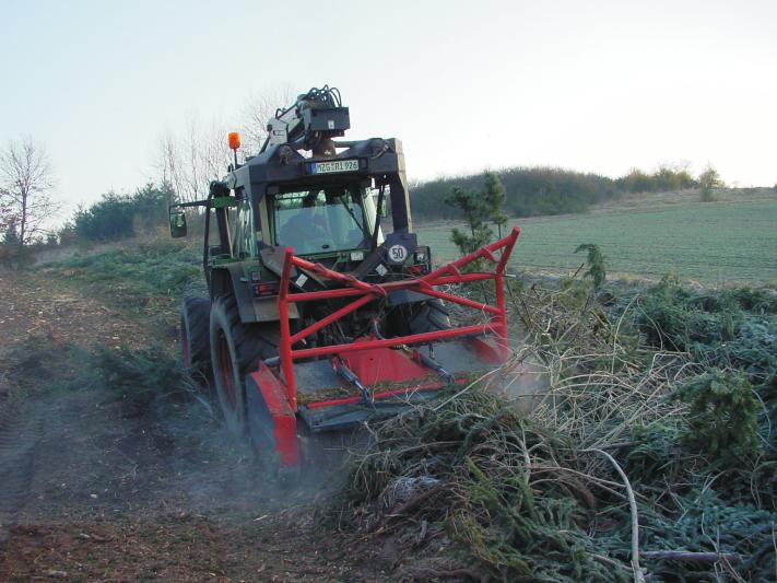 - Anlegen von Jagdschneisen und Wildäcker - Pflege von Waldwegen - Bauflächenräumung Rückegasse im Birkenbestand