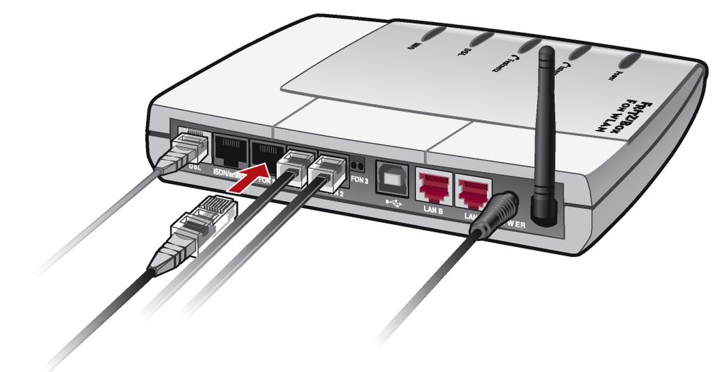 ISDN-Engeräte an der FRITZ!Box Fon WLAN anschließen Der Aderdurchmesser der verwendeten Kabel muss 0,5-1 mm betragen. Entfernen Sie die Isolierung der Kabel auf einer Länge von 10 mm.