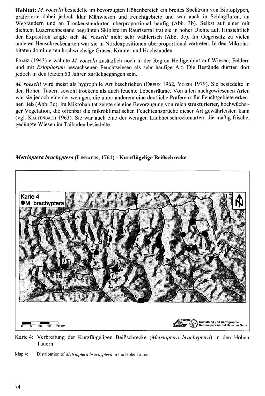 Nationalpark Hohe Tauern, download unter www.biologiezentrum.at H abitat: M.