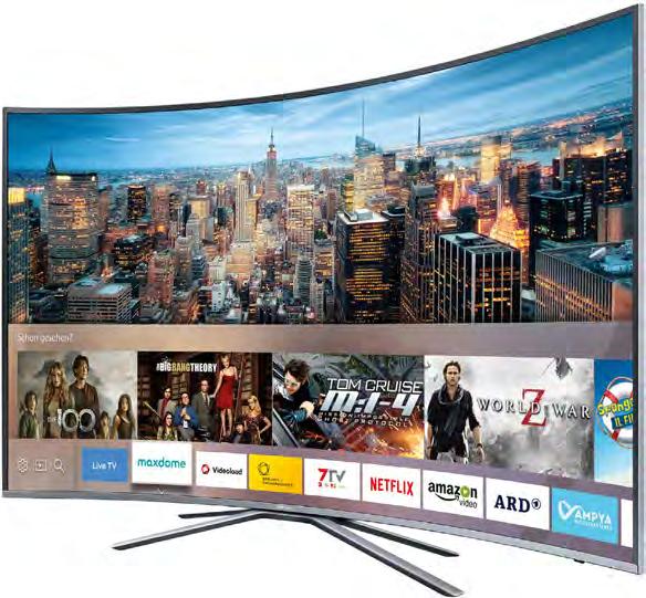 Koop-Vorlage Samsung Smart TV- Curved UHD TV KU6509 (78") Das Samsung Smart TV- 200 erhalten.