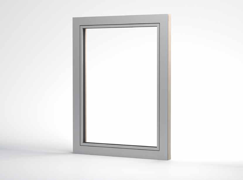 Typ: Holz-Aluminiumfenster Holzart: Lärche Farbe innen: Lärche
