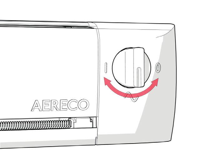 AERECO Feuchtegeführte Außenluftdurchlässe - Bedarfsgeführte Lüftungslösungen für Fenster und Rollladen - v3-2016 39 Verschlusshebel - nur ZUROH 110: Ein manueller Verschlusshebel ermöglicht, den