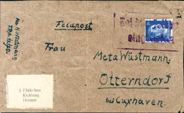 Der wohl schönste bekannte Kreta-Brief mit kopfstehendem Aufdruck, welcher hier ungewöhnlicherweise komplett in einem Stück, also ungeteilt zu sehen ist, Attest Dub, Fotoattest Petry BPP ("Die