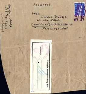6 60,- 8799 1941, Afrika-Corps, tadelloser Brief mit Normstempel "d" 20.9.41 nach Deutschland mit der FP-Nr. "21668".