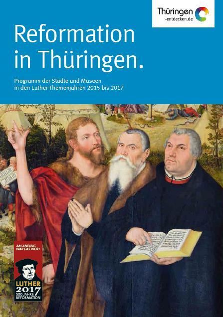 Print Reformationsbroschüre inkl. Pocket Guide Lutherweg Konzept: Heft im Heft Auflage: 50.