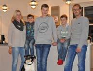 Im Portrait Seit August diesen Jahres wohnen Herle Jendrichsen und Jan Böll mit den Kindern Finn (15) und den Zwillingen Lasse und Thorben (11) sowie ihrem Hund Baloo (7) in der Wohnung im