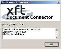 Technischer Ablauf xft document connector 1. Select Scenario 2. Get URL 4. Start Dialog 6.