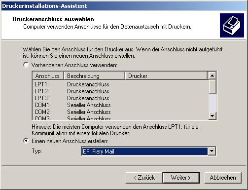 DRUCKDIENSTPROGRAMME 31 HINWEIS: Die nachfolgenden Vorgehensweisen sind bei den verschiedenen Windows- Plattformen sehr ähnlich.