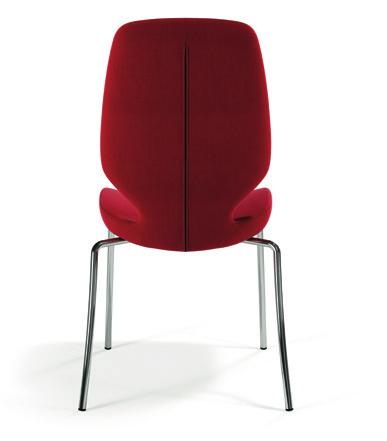 Für Besprechungen, Besuche oder kurze individuelle Tätigkeiten. Dieser Stuhl ermöglicht ein komfortables Sitzen und vielfältige Funktionalität.