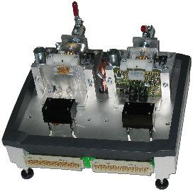 Das Testsystem simuliert dabei das Umfeld des Prüflings, d.h. die Sensor-Eingänge werden mit Referenzen und die Aktor-Ausgänge mit Ersatzschaltungen verbunden (Bild 2).