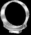 7,5 105-1620 Einhakmontagen Claw Mounts Montages à crochets BH Mod. 108 Ring, einseitig geklemmt ring, clamped on one side collier, serré d un seul côté Mod.