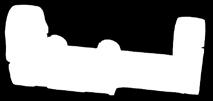 Einteilige Aufschubmontagen One-piece Slide-on Mounts Montages à glissière en une pièce für ca. 14,5 mm breite Prismen,mit Support, Stoppstift, federnde Klemmbacken aus Stahl, austauschbare Ringe bzw.