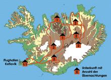 Außer dem zentralen Hochland lernen wir die Fjord- und Gebirgslandschaft Nordund Ost-Islands sowie die Gletscherlandschaft Süd- Islands kennen.