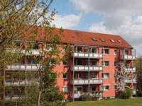 Im nördlichen Teil entstanden Mehrfamilienhäuser aus der Zeit des Jugendstils Anfang des 20.Jahrhunderts. Das Wohngebiet "Kirschbachtal" mit seinen 410 Wohnungen entstand ab 1961.