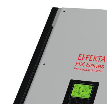 EFFEKTA Stromversorgungen Wechselrichter Solarwechselrichter HX-Serie Multifunktionaler Photovoltaik-Wechselrichter für netzunabhängigen Inselbetrieb sowie zur Netzeinspeisung 1 phasig 4000 W 3