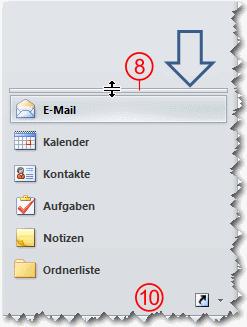 Outlook 2010 effektiv Grundlagen Menüband und Symbolleiste für den Schnellzugriff Wie in allen anderen Programmen des Office-2010-Pakets wird in Outlook 2010 in allen Fenstern einheitlich das