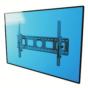 Wandbefestigung für Flachbildschirme 106-203cm (42-80") Belastbarkeit: bis 90 kg Abstand Monitor