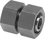 Schneid-/Klemmringverschraubungen* Reduziereinsätze mit Dichtkegel + O-Ring, Rohr- für Rohr-Ø Stahl verzinkt 1.451 1.