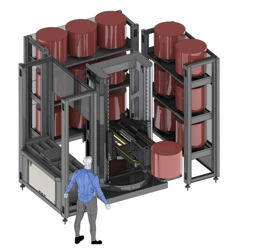 FCS Nullpunkt Spannsystem Automatisierung Katalog 01 ROTATIONS RT PALETTENSPEICHER