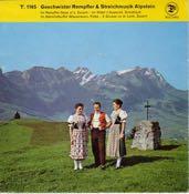 Plattenaufnahme der MG Harmonie Appenzell und Stegräf 1964