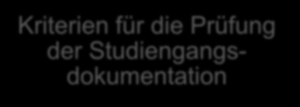 Richtlinien für die Akkreditierung