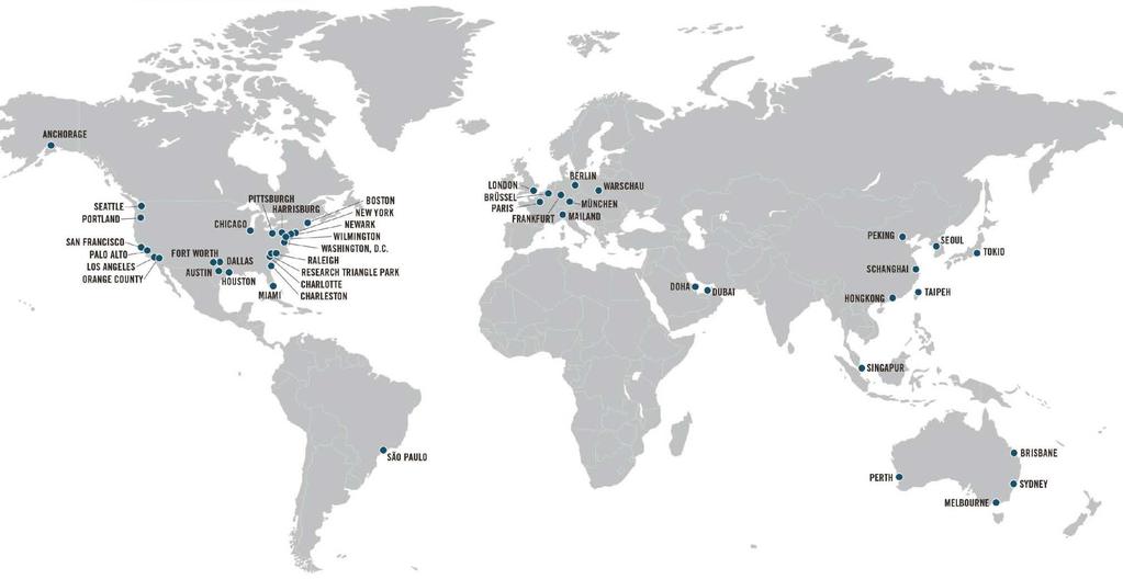 K&L Gates weltweit 10 Büros und mehr als 300 Anwälte in EMEA 2000 Anwälte 5