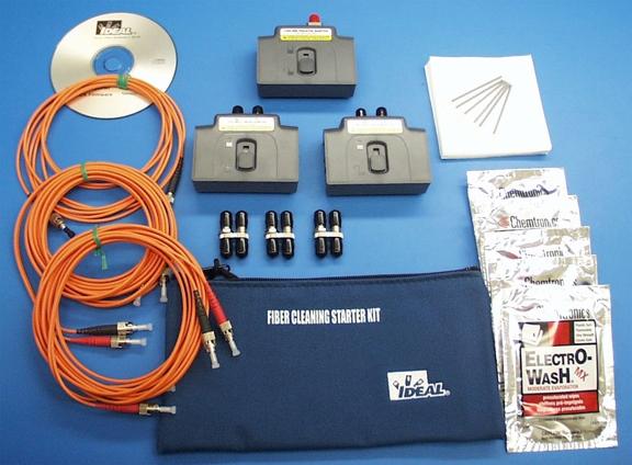Multimode Kit Inhalt Der Lieferumfang beinhaltet das Basic Multimode Kit plus: TRACETEK 1300 nm Multimode-Adapter FC-ST-Kabel Fiber Cleaning