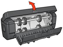 12.1.4 Probleme beim automatischen beidseitigen Drucken Im Zubehör für den automatischen beidseitigen Druck tritt ein Papierstau auf Papierstau Führen Sie die folgenden Schritte aus, um einen