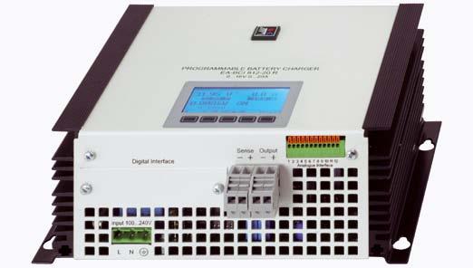EA-bci 800 R 320W - 5000W Programmierbare universalladegeräte / ProgramMable universal battery chargers Gehäusetyp 1 / Enclosure type 1 EA-BCI 812-20 R Weitbereichseingang 90.