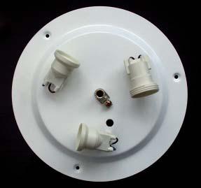 zweiflammig, Porzellan-Fassung Ceiling fixture, E 27, 2 - light porcelain
