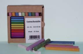 Fusing-Buntstifte Fusing color pencils 35 607 20 Feinstaubmaske P2, mit Auslaßventil Fine dust respirator P2, with valve 35 607 30