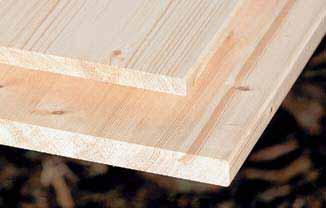 40-80 mm Nadelholz Leimholzplatten nach EN 13353 durchgehende Lamellen, für den Möbelbau Holzfeuchte: bei Produktionsende 8 % ± 2 % Verleimung: AW Oberfläche: beidseitig mit Korn 60 geschliffen