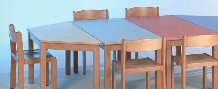 Unsere Tische sind auch mit farbigem Schichtstoff lieferbar. Die Farben sind für alle Tischmodelle ab Seite 488 lieferbar. Bitte vermerken Sie die folgenden Kennziffern hinter der Bestellnummer:.