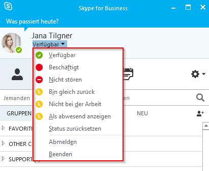 3.6 Kontakte verwalten Die Kontakte bei Skype sind Ihr persönliches Telefonbuch.